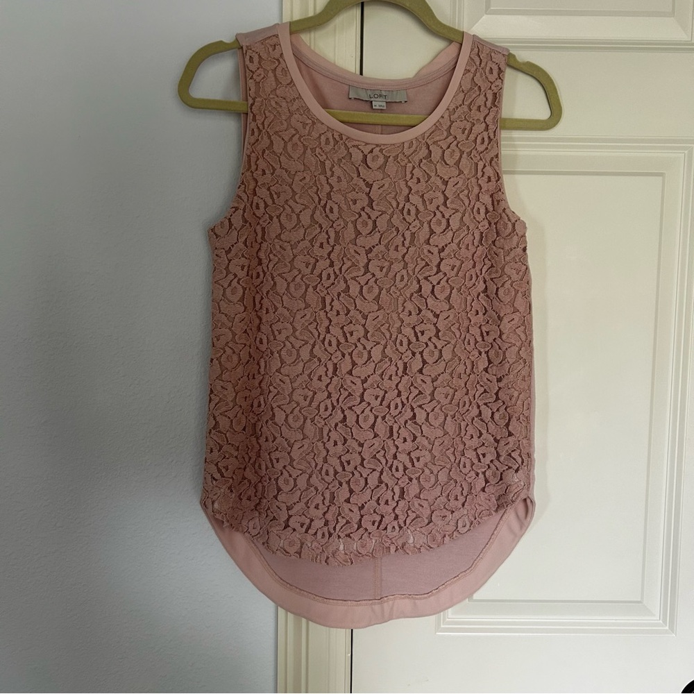 Pink loft blouse